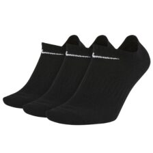 Nike Everyday Lightweight No-Show Socks 3-Pack Black